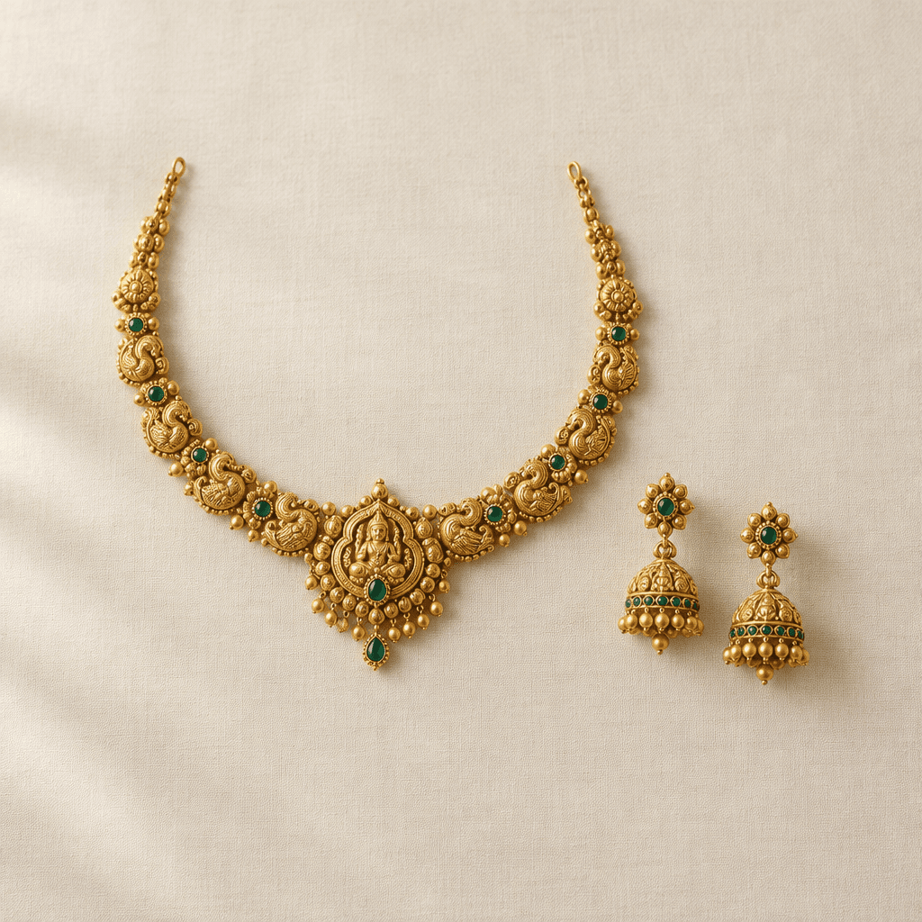 Pachai Necklace Set (sample image)
